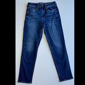 American Eagle Hi-Rise Stretch X Tomgirl Blue Jeans - US Size 6